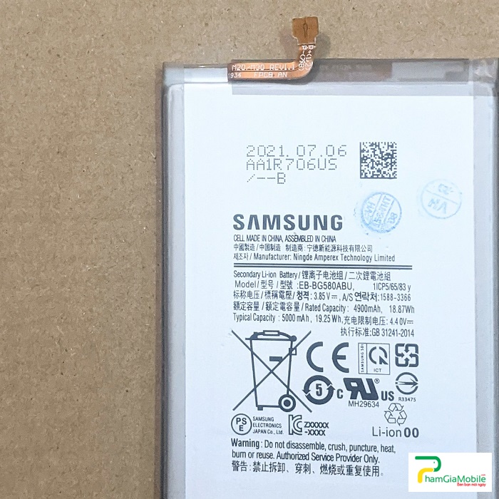 Thay Pin Samsung Galaxy M20 Chính Hãng Lấy Liền Tại HCM
